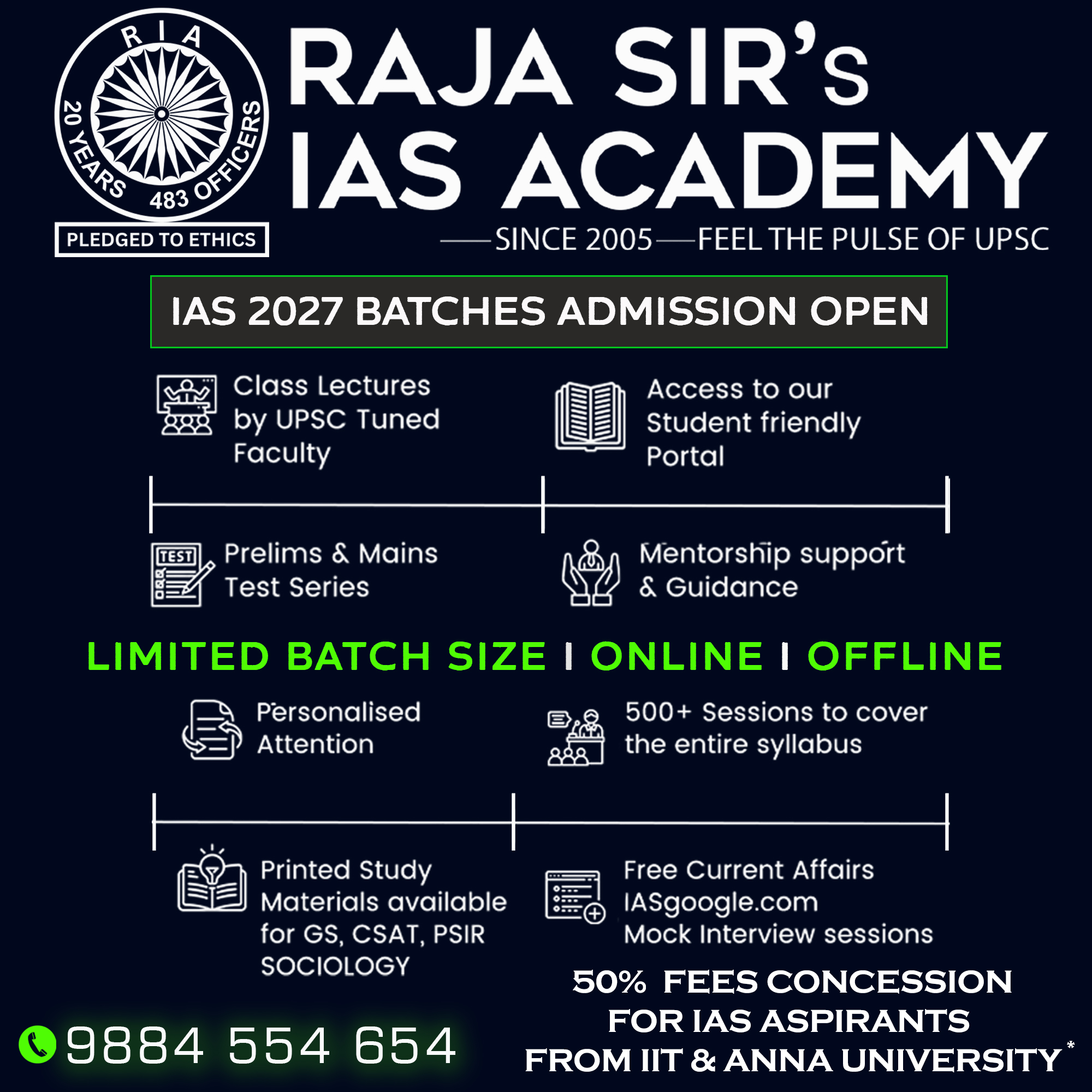 IAS 2026 ADMISSIONS OPEN