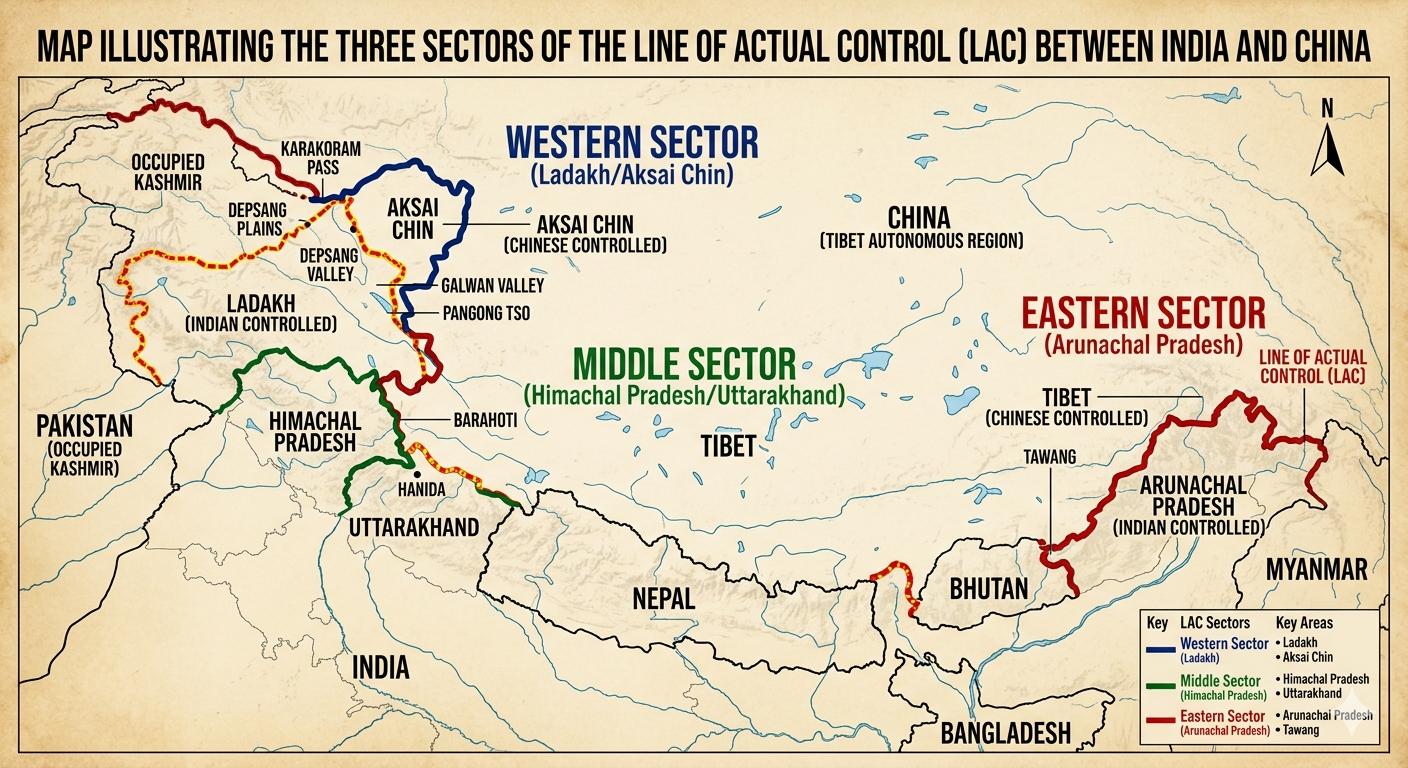 The Line of Actual Control (LAC) 